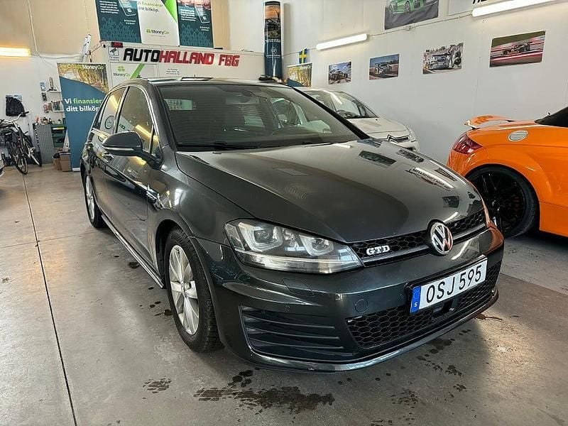 Begagnad VW Golf VII GTD 184 HK (135 kW) 2016 Grå Halvkombi