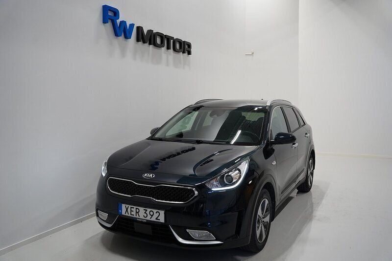 Blå Begagnad 2016 Kia Niro Advance SUV | 134 700 kr (Lite dyr) - Bild 1/4