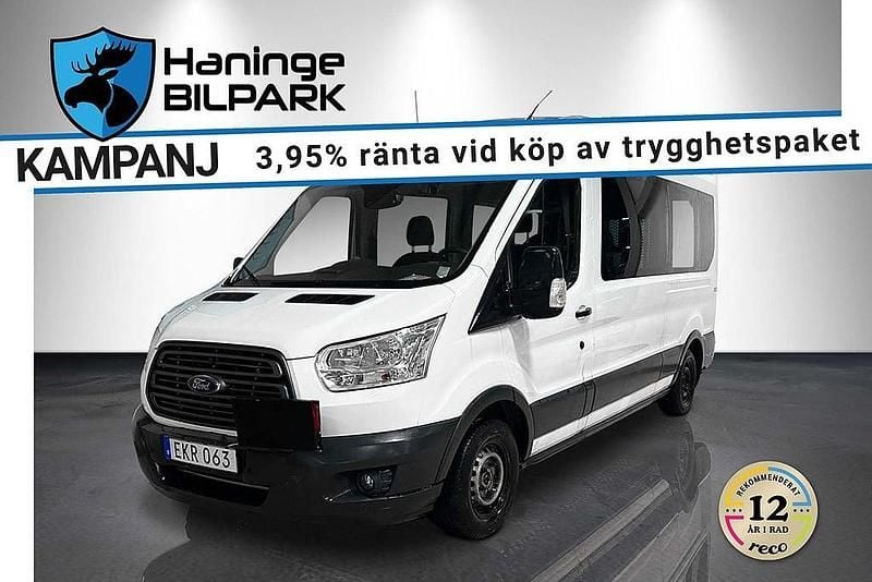 Vit Begagnad 2016 Ford Transit Kombi | 159 900 kr - Bild 1/2