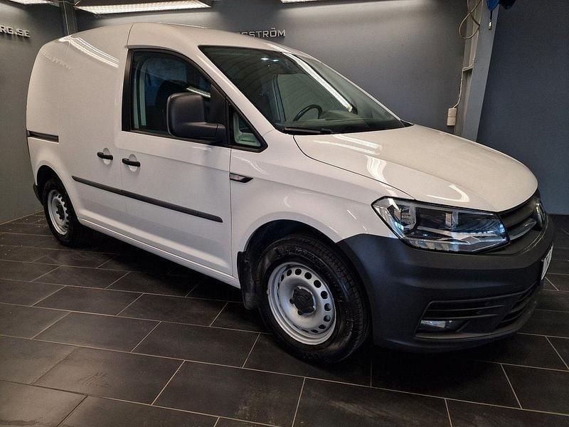 Vit Begagnad 2020 VW Caddy Minibuss | 129 000 kr (Bra pris) - Bild 1/4