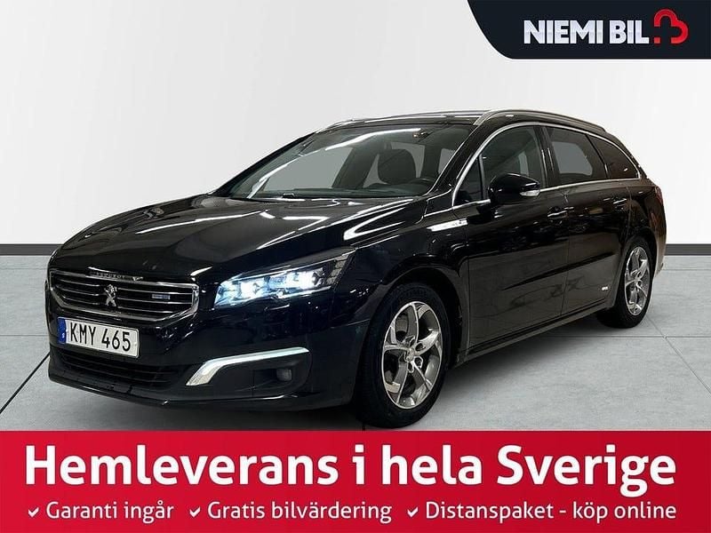 Svart Begagnad 2015 Peugeot 508 SW S Kombi | 129 900 kr - Bild 1/3