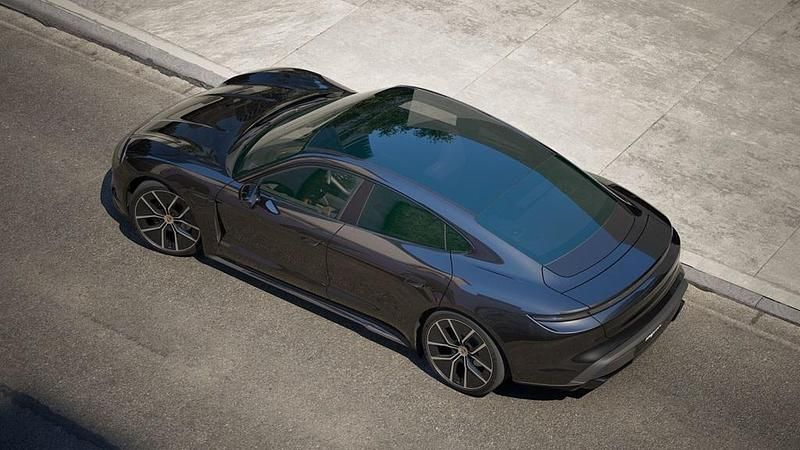 Ny Porsche Taycan 319 kW (435 HK) 2026 Svart Sedan