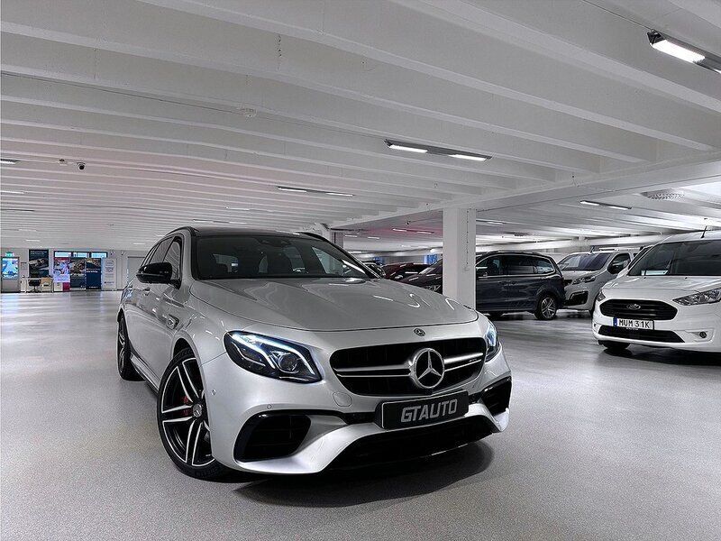 Silver Begagnad 2018 Mercedes E63S AMG AMG Kombi | 779 900 kr (Marknadspris) - Bild 1/3
