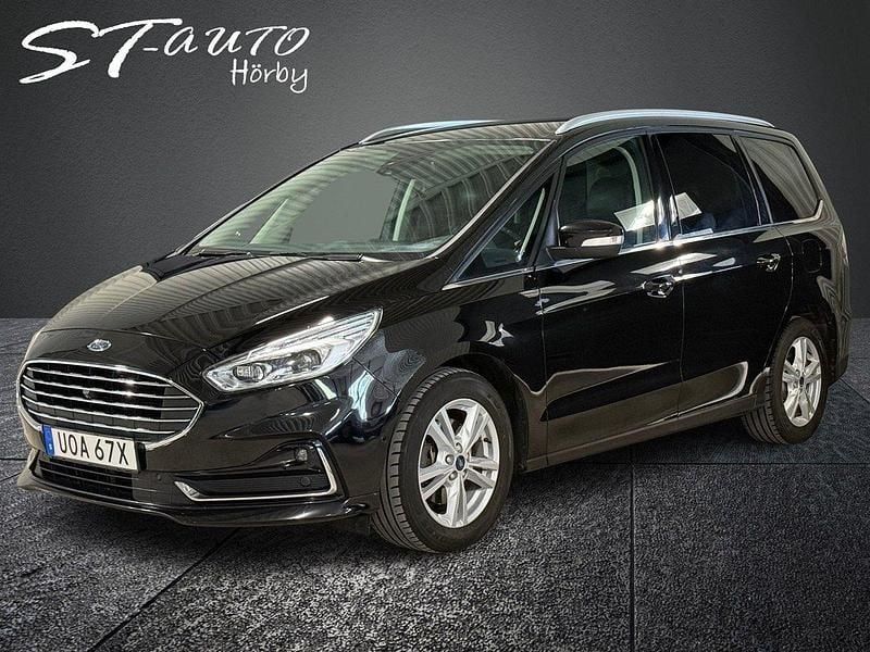 Svart Begagnad 2019 Ford Galaxy Titanium Minibuss | 299 900 kr - Bild 1/4