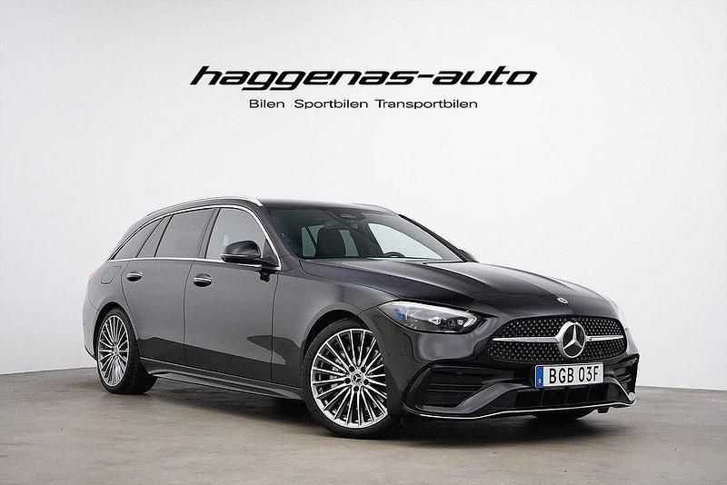 Svart Begagnad 2022 Mercedes C220 Premium Kombi | 429 000 kr (Marknadspris) - Bild 1/4