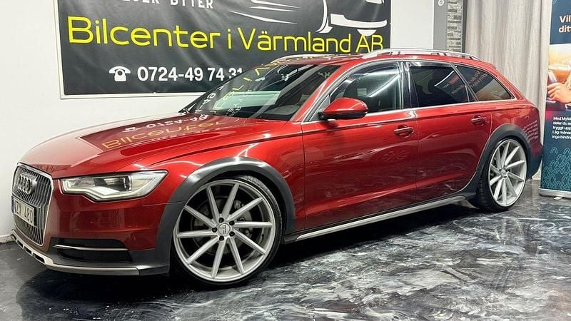 Röd Begagnad 2013 Audi A6 Allroad Kombi | 174 900 kr (Lite dyr) - Bild 1/4