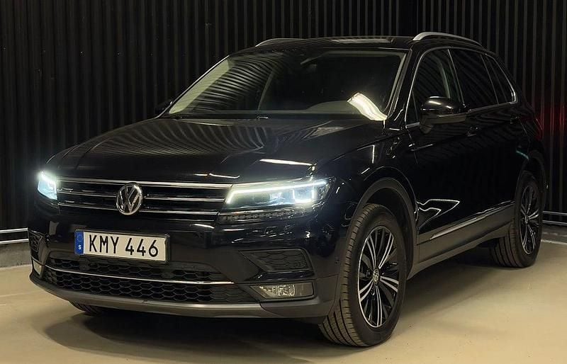 Svart Begagnad 2019 VW Tiguan GT SUV | 224 900 kr (Bra pris) - Bild 1/4