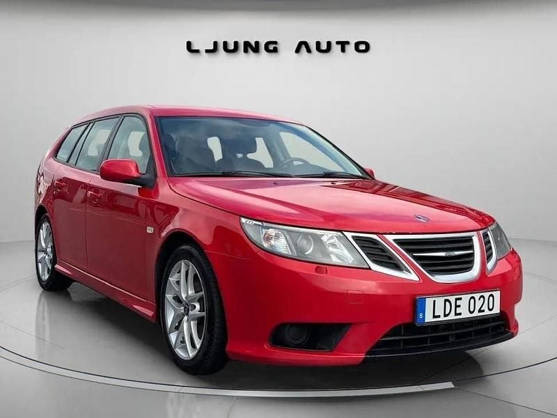 Röd Begagnad 2011 Saab 9-3 Linear Kombi | 44 900 kr (Lite dyr) - Bild 1/4