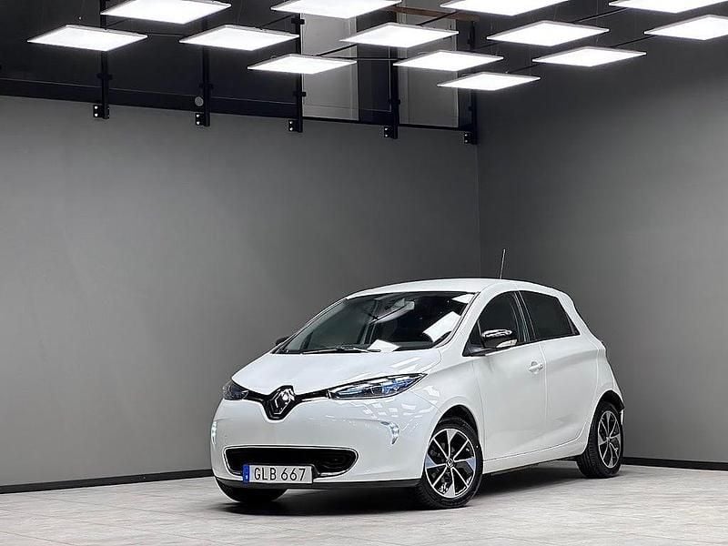 Vit Begagnad 2018 Renault Zoe Halvkombi | 119 900 kr (Lite dyr) - Bild 1/3