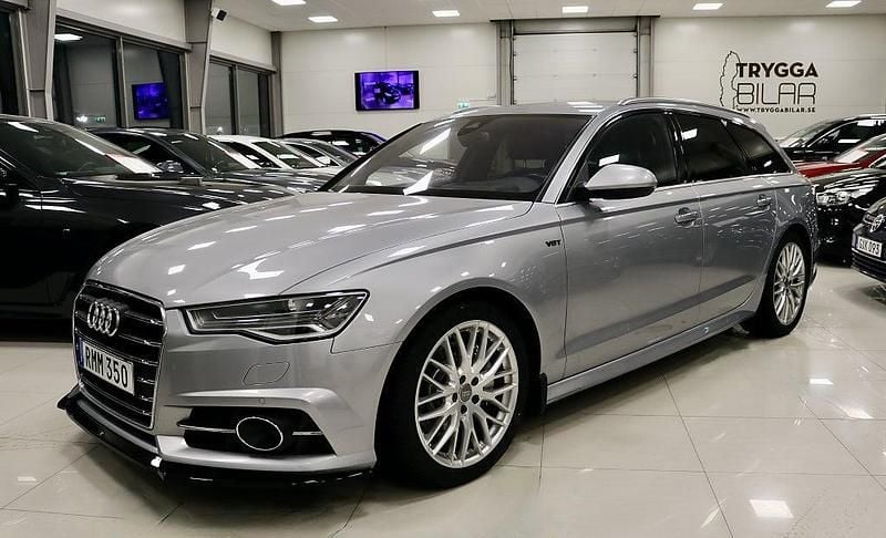 Begagnad Audi A6 S-Line 272 HK (200 kW) 2017 Floret silver metallic Kombi