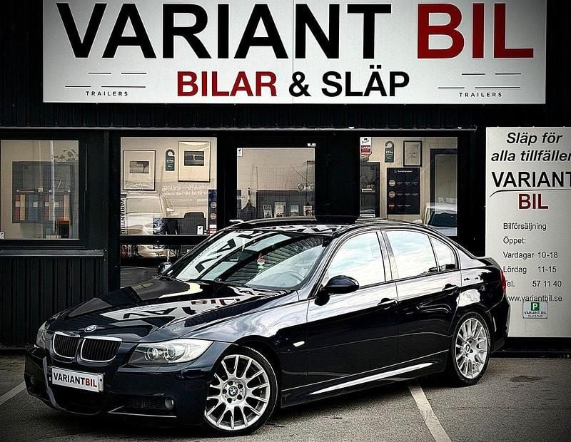Svart Begagnad 2008 BMW 320 Comfort Edition Sedan | 64 900 kr (Marknadspris) - Bild 1/4