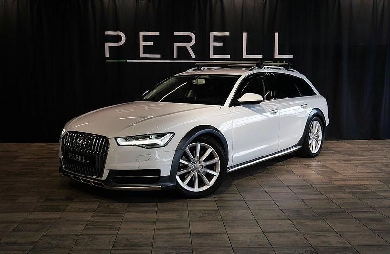 Vit (vit metallic) Begagnad 2016 Audi A6 Allroad Sport Kombi | 319 000 kr (Dyr) - Bild 1/4