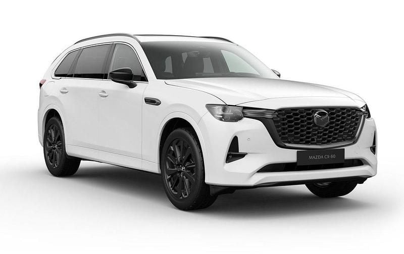 Vit Begagnad 2025 Mazda CX-80 Homura-Line SUV | 629 500 kr (Marknadspris) - Bild 1/4