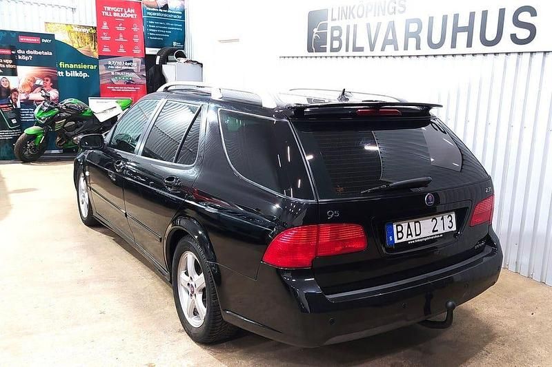 Begagnad Saab 9-5 Vector 185 HK (136 kW) 2007 Svart Kombi
