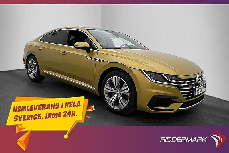 Begagnad VW Arteon GTS 241 HK (177 kW) 2017 Gul Halvkombi