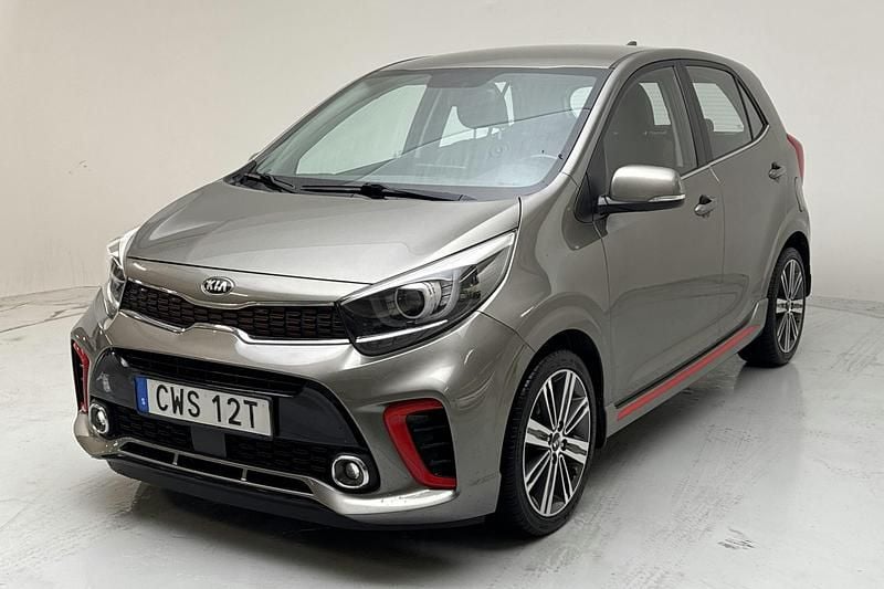 Grå Begagnad 2019 Kia Picanto GT-Line Halvkombi | 114 000 kr (Marknadspris) - Bild 1/4