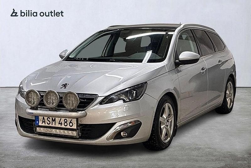 Grå Begagnad 2015 Peugeot 308 SW Kombi | 50 000 kr - Bild 1/4