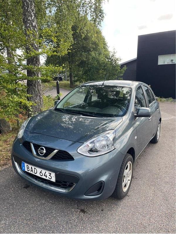 Grå Begagnad 2016 Nissan Micra Halvkombi | 65 000 kr (Marknadspris) - Bild 1/3