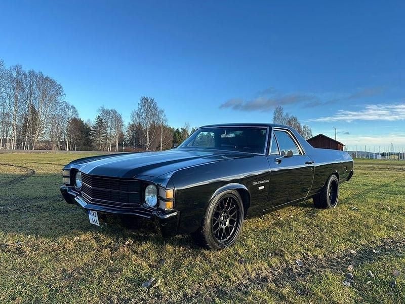 Svart Begagnad 1971 Chevrolet El Camino Pickup | 175 000 kr - Bild 1/4