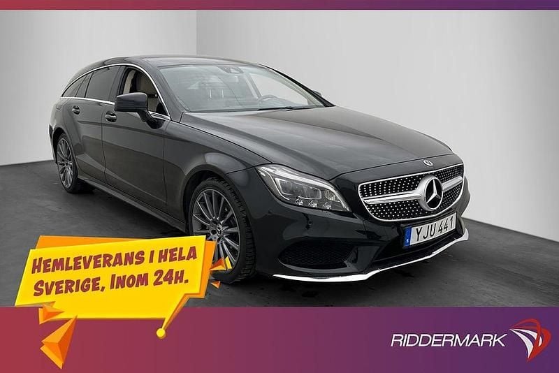 Svart Begagnad 2017 Mercedes CLS350 Shooting Brake Kombi | 299 900 kr - Bild 1/3