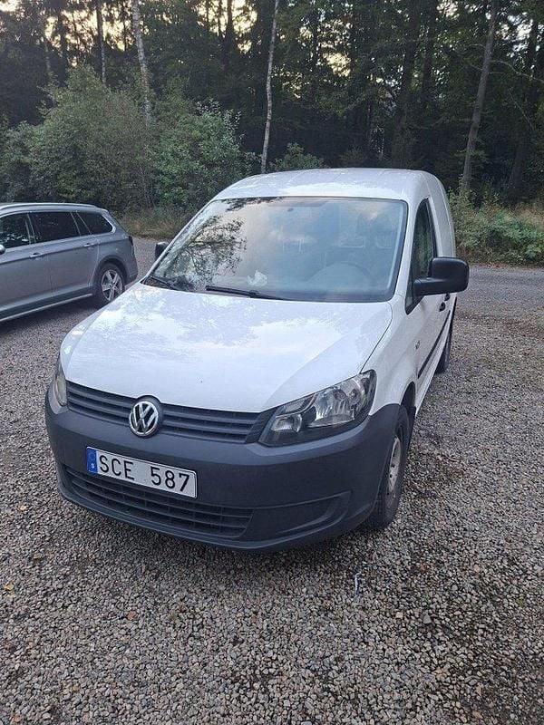 Vit Begagnad 2012 VW Caddy Minibuss | 47 000 kr (Marknadspris) - Bild 1/3