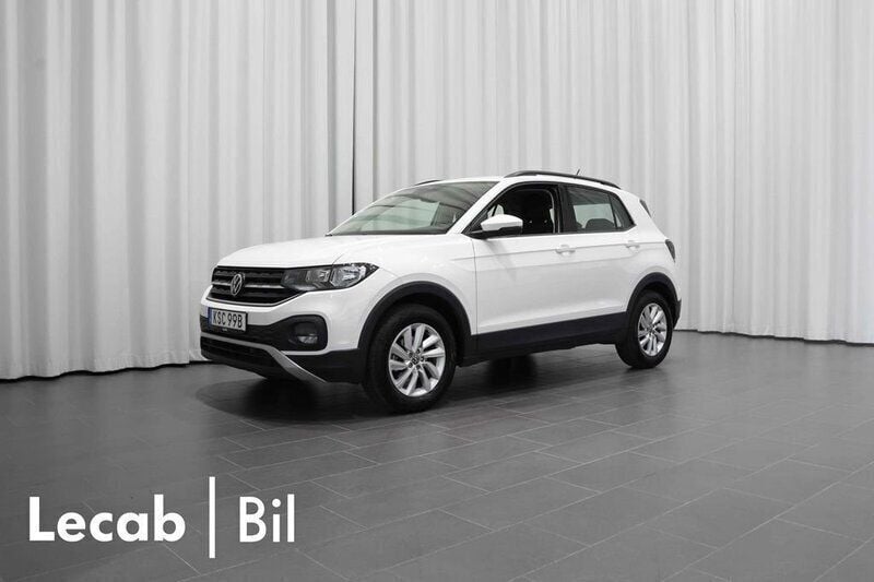 Vit (pure white) Begagnad 2023 VW T-Cross SUV | 199 500 kr (Marknadspris) - Bild 1/4