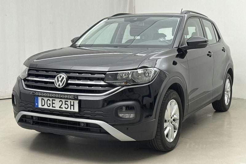 Svart Begagnad 2019 VW T-Cross Comfortline SUV | 144 900 kr - Bild 1/4
