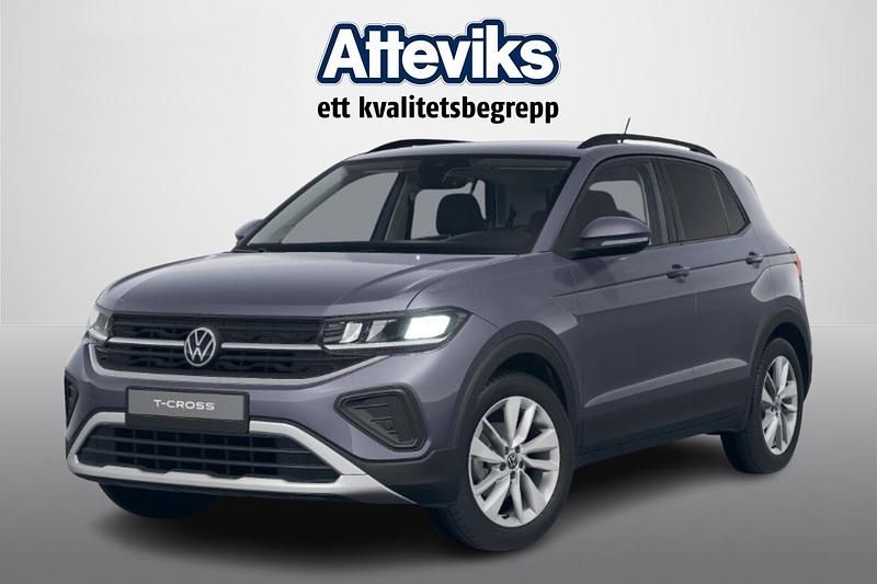 Grå Ny 2026 VW T-Cross SUV | 332 600 kr (Lite dyr) - Bild 1/2
