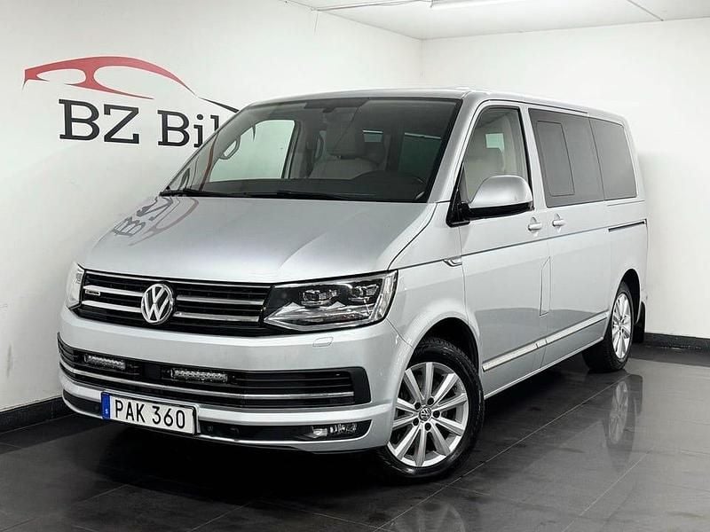 Silver Begagnad 2016 VW Multivan Highline Van | 379 900 kr (Marknadspris) - Bild 1/4