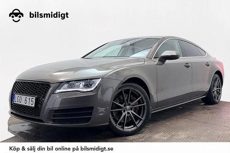 Grå Begagnad 2011 Audi A7 Sportback Comfort Halvkombi | 199 800 kr (Marknadspris) - Bild 1/3