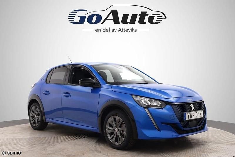 Blå Begagnad 2022 Peugeot e-208 Halvkombi | 149 500 kr (Bra pris) - Bild 1/4
