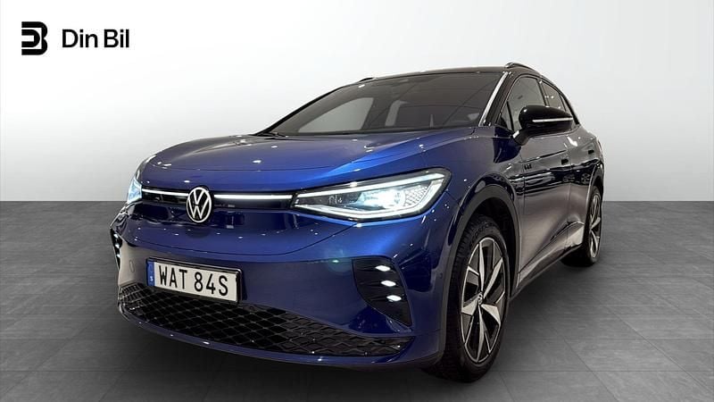 Blå Begagnad 2023 VW ID.4 GTX SUV | 429 900 kr (Marknadspris) - Bild 1/4