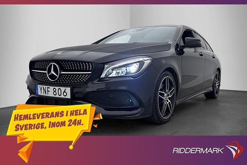 Begagnad Mercedes CLA220 AMG 177 HK (130 kW) 2017 Svart Sedan
