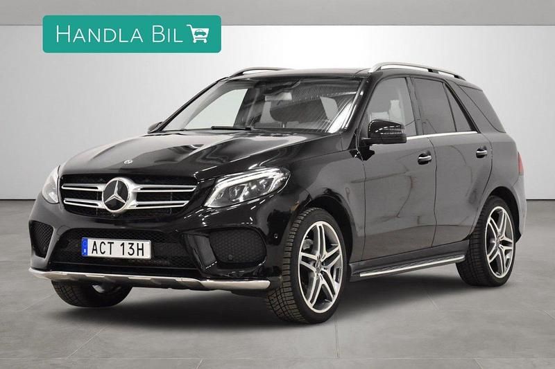 Svart Begagnad 2018 Mercedes GLE350 AMG SUV | 389 900 kr (Bra pris) - Bild 1/4