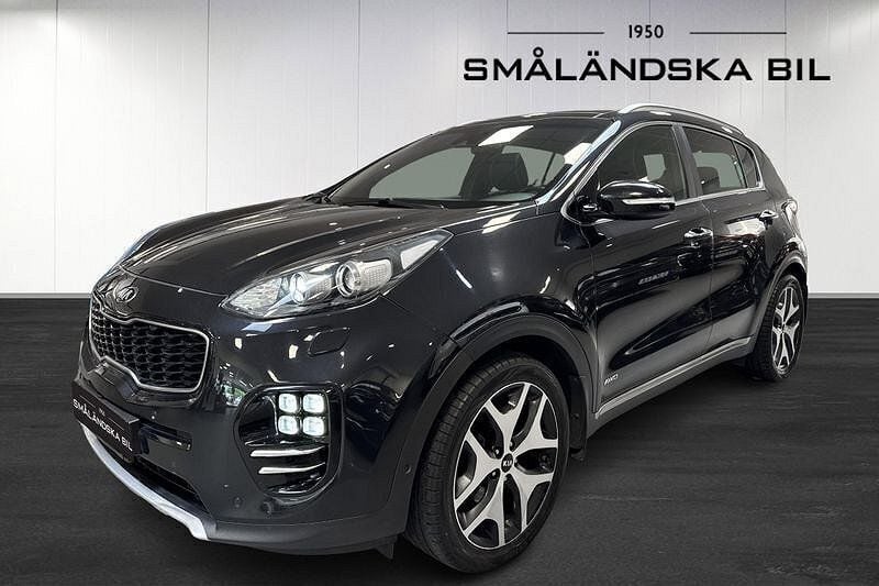 Svart Begagnad 2016 Kia Sportage GT-Line SUV | 189 000 kr (Marknadspris) - Bild 1/4