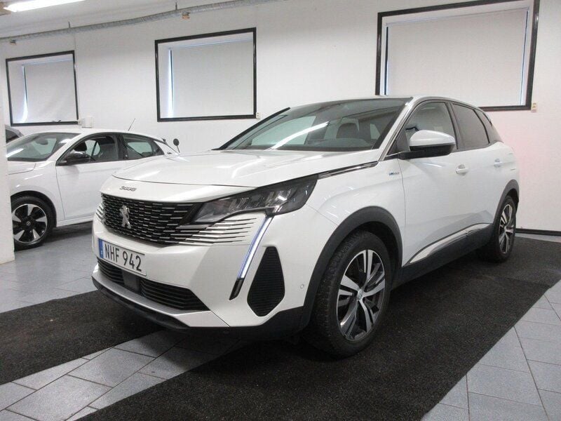 Vit Begagnad 2021 Peugeot 3008 SUV | 199 500 kr (Marknadspris) - Bild 1/4