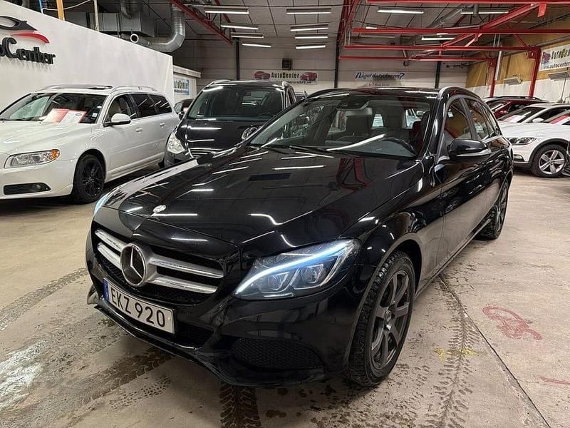 Svart Begagnad 2014 Mercedes C220 Kombi | 114 900 kr (Marknadspris) - Bild 1/4