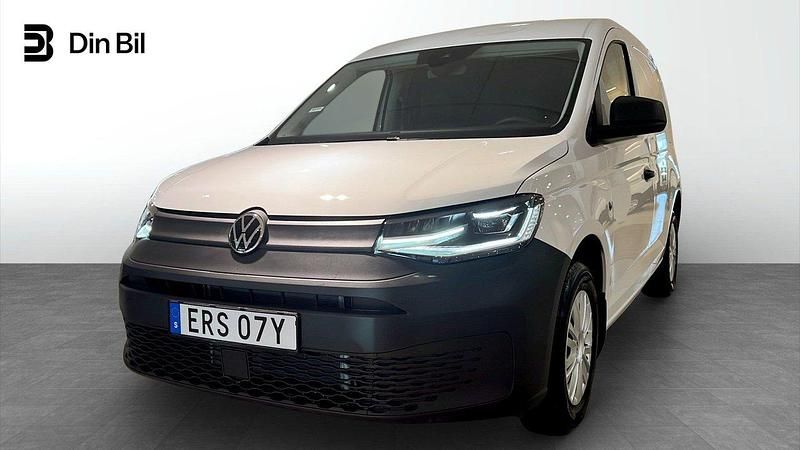 Vit (candyvit) Ny 2025 VW Caddy Minibuss | 287 375 kr (Bra pris) - Bild 1/4