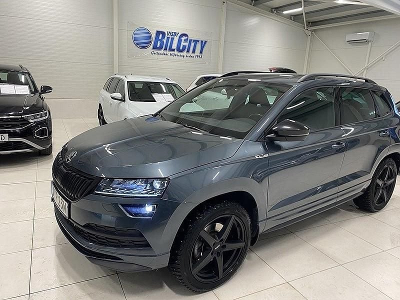 Begagnad Skoda Karoq Ambition 190 HK (139 kW) 2019 Mörkgrå SUV