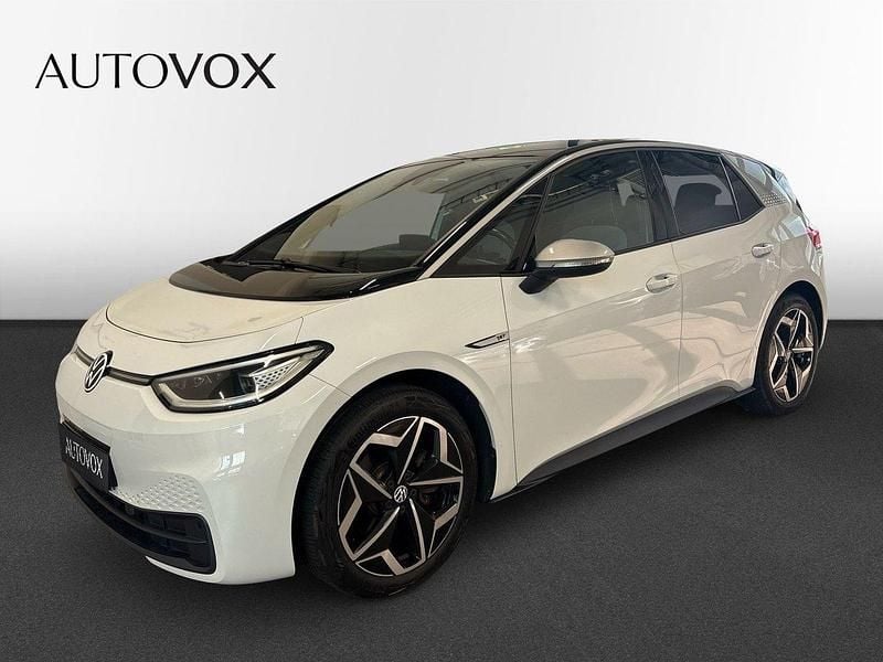 Vit Begagnad 2020 VW ID.3 Pro Performance Halvkombi | 249 900 kr (Marknadspris) - Bild 1/4