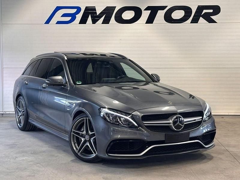 Begagnad Mercedes C63 AMG AMG 476 HK (350 kW) 2017 Mörkgrå Kombi