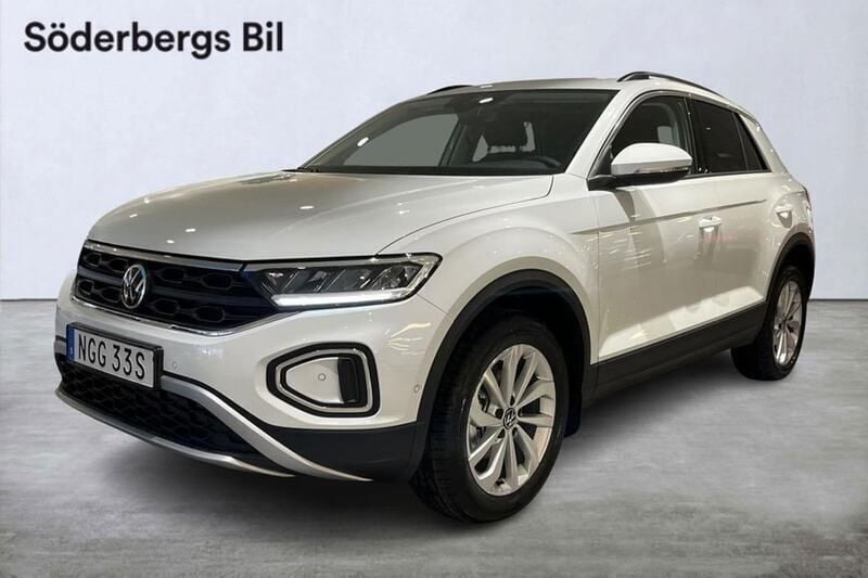 Vit (pure white) Ny 2024 VW T-Roc Edition SUV | 363 000 kr (Marknadspris) - Bild 1/4