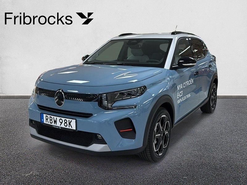 Blå Ny 2025 Citroën e-C3 SUV | 334 900 kr (Marknadspris) - Bild 1/4