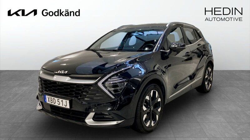 Svart (black) Begagnad 2022 Kia Sportage Advance SUV | 339 000 kr (Bra pris) - Bild 1/4