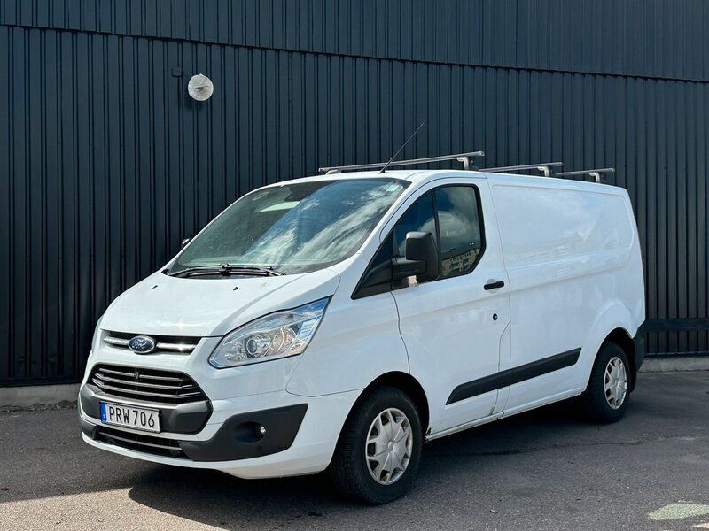 Vit Begagnad 2017 Ford Transit Custom Van | 99 900 kr (Bra pris) - Bild 1/4