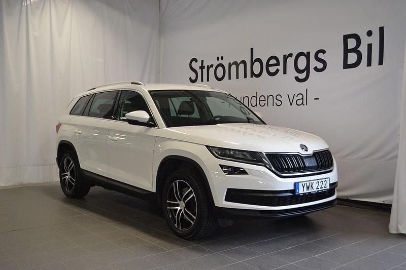 Vit Begagnad 2018 Skoda Kodiaq Style SUV | 289 000 kr (Lite dyr) - Bild 1/4