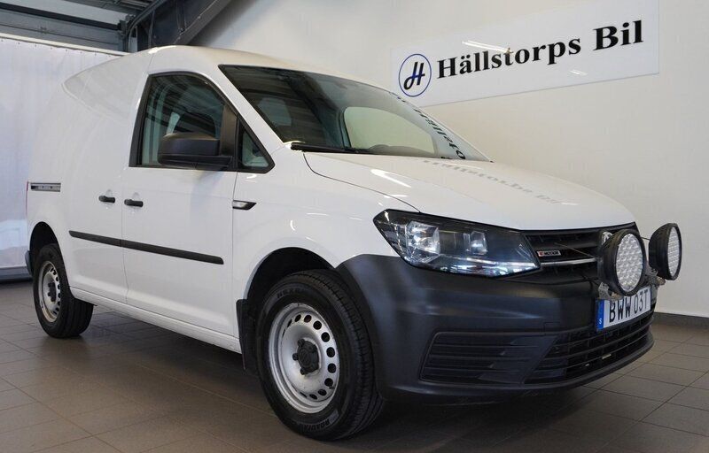 Vit Begagnad 2020 VW Caddy Minibuss | 199 900 kr (Bra pris) - Bild 1/4