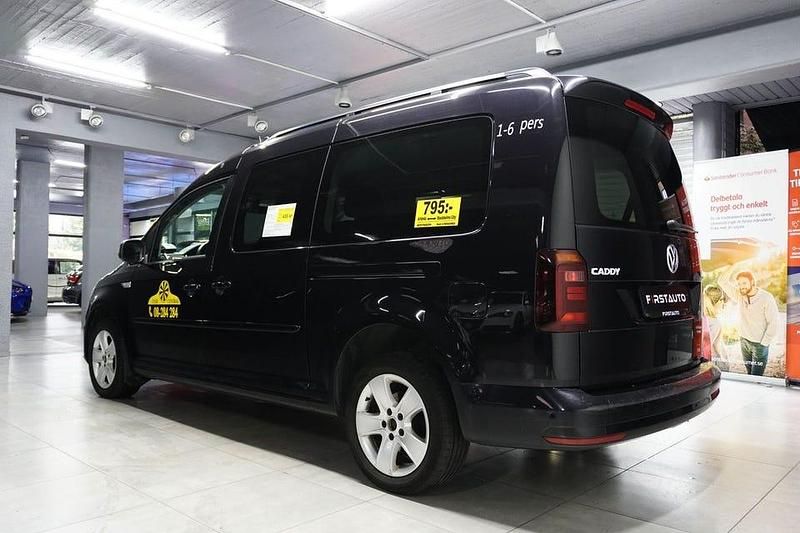 Begagnad VW Caddy Maxi Life Life 110 HK (80 kW) 2019 Svart Minibuss