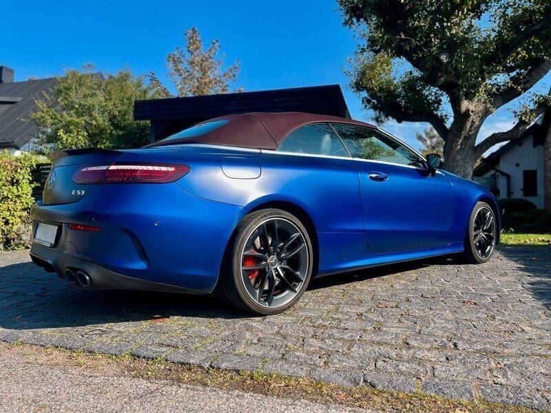 Blå Begagnad 2021 Mercedes E53 AMG AMG Cab | 887 500 kr - Bild 1/4
