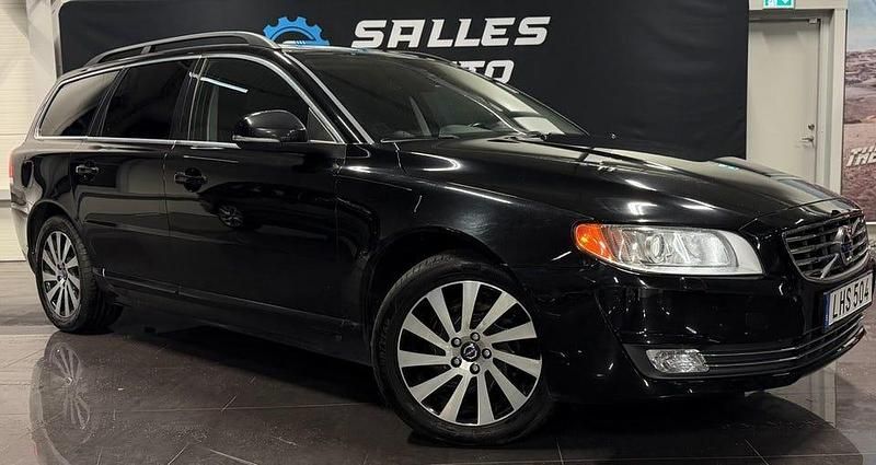 Svart Begagnad 2014 Volvo V70 Momentum Kombi | 89 900 kr (Marknadspris) - Bild 1/4